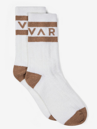 Spencer Sock - Egret / Golden Bronze