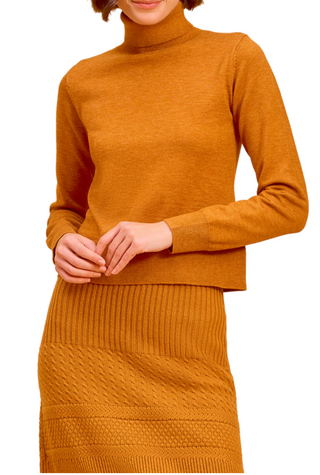 Erin Turtleneck - Saddle