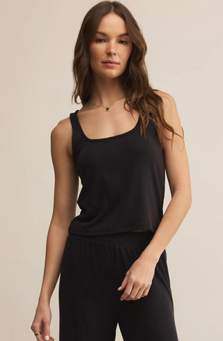 Starry Eyed Tank - Black Sand