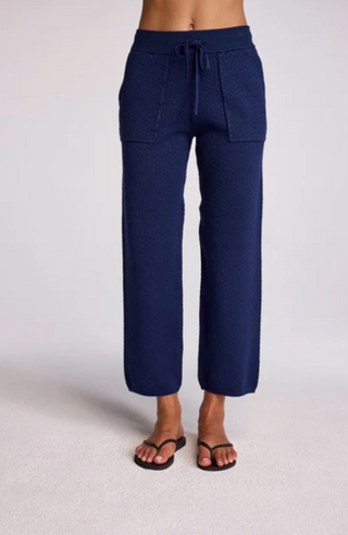 Pointelle Cole Jogger - Navy