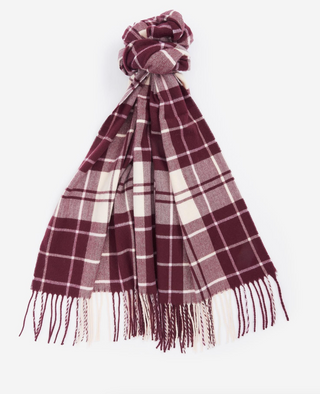 Barbour Hailes Tartan Scarf - Cabernet