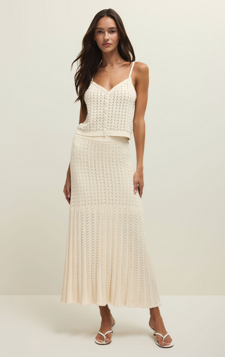 Lexa Sweater Skirt - Cloud