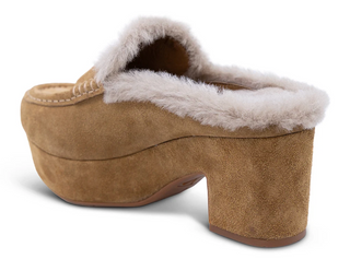 Genna Mule - Camel Suede