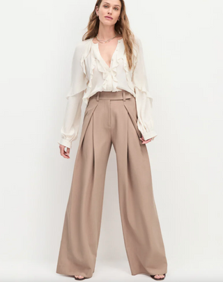 Pleats for Days Pant - Mocha