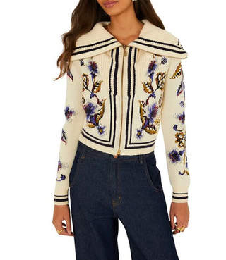 Golden Natural Knit Cardigan - Off White