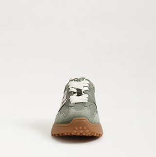 Langley Lace Up Sneaker - Suede Olive