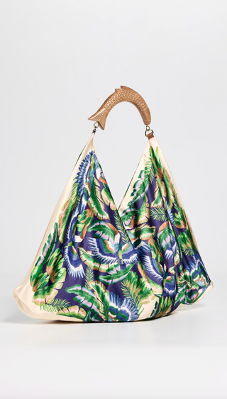 Satin Scarf Medium Bag - Sunny Paradise