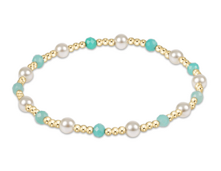 Pearl Sincerity 4mm Gem Bracelet - Amazonite