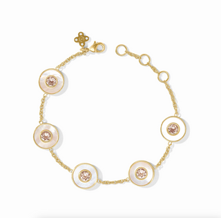 Colette Circle Delicate Bracelet-Champagne-OS