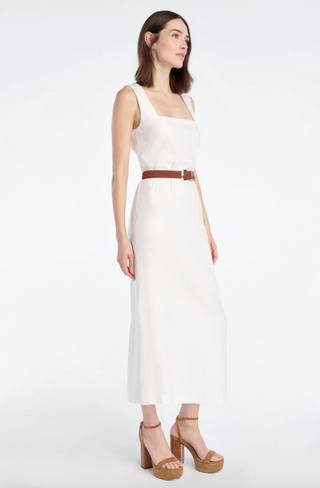 The Perfect Opportunity Linen Dress - White