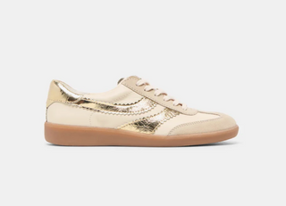 Merit Sneaker - White Gold Leather