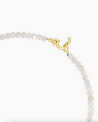 Carter Gemstone Necklace (mother of pearl)