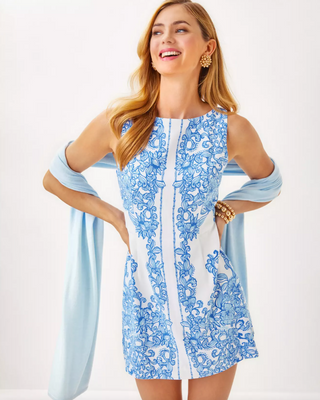 Jules Skirted Romper - Resort White Sunny Side Up