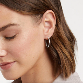 Fleir-de-Lis 2 in 1 Earring - Silver