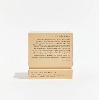 Boheme Scented Candle with Soy Wax Blend - Tahiti