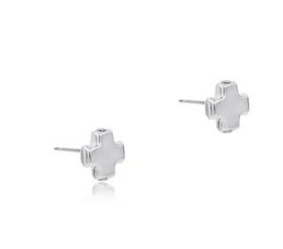 Signature Cross Sterling Stud - Classic Sterling