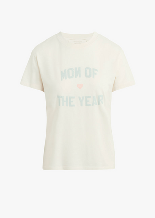 Mom of the Year Tee - Gardenia/Light Sage