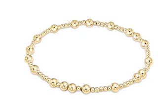 EGirl Hope Unwritten 4mm Bead Bracelet - Gold