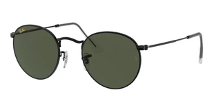 RB3447 Round Metal - Black Crystal Green