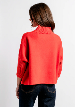 Aja Sweater - Orange Flame