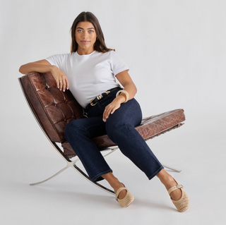 Mikel - Camel Perforated Suede