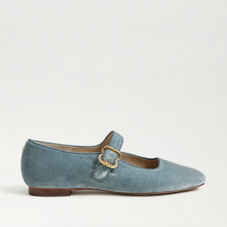 Michaela Mary Jane Flat - Azure Blue
