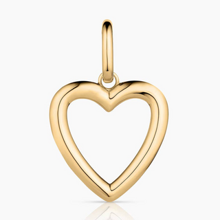 Open Heart Clip Charm