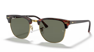 0RB3016 Clubmaster - Tortoise On Gold