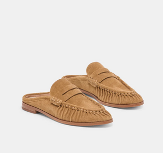 Betzy Mule - Light Brown Suede