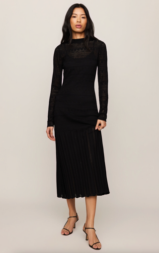 Avery Midi Dress - Black
