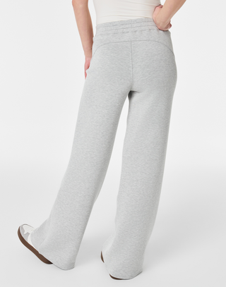 Airessentials Wide Leg Pant- Light Grey Heather