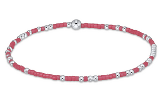Hope Unwritten Sterling Bracelet - Bright Pink