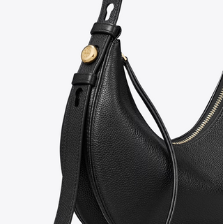 Romy Half Moon Bag - Black