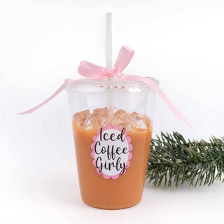 Iced Coffee Boxed Glass Ornament